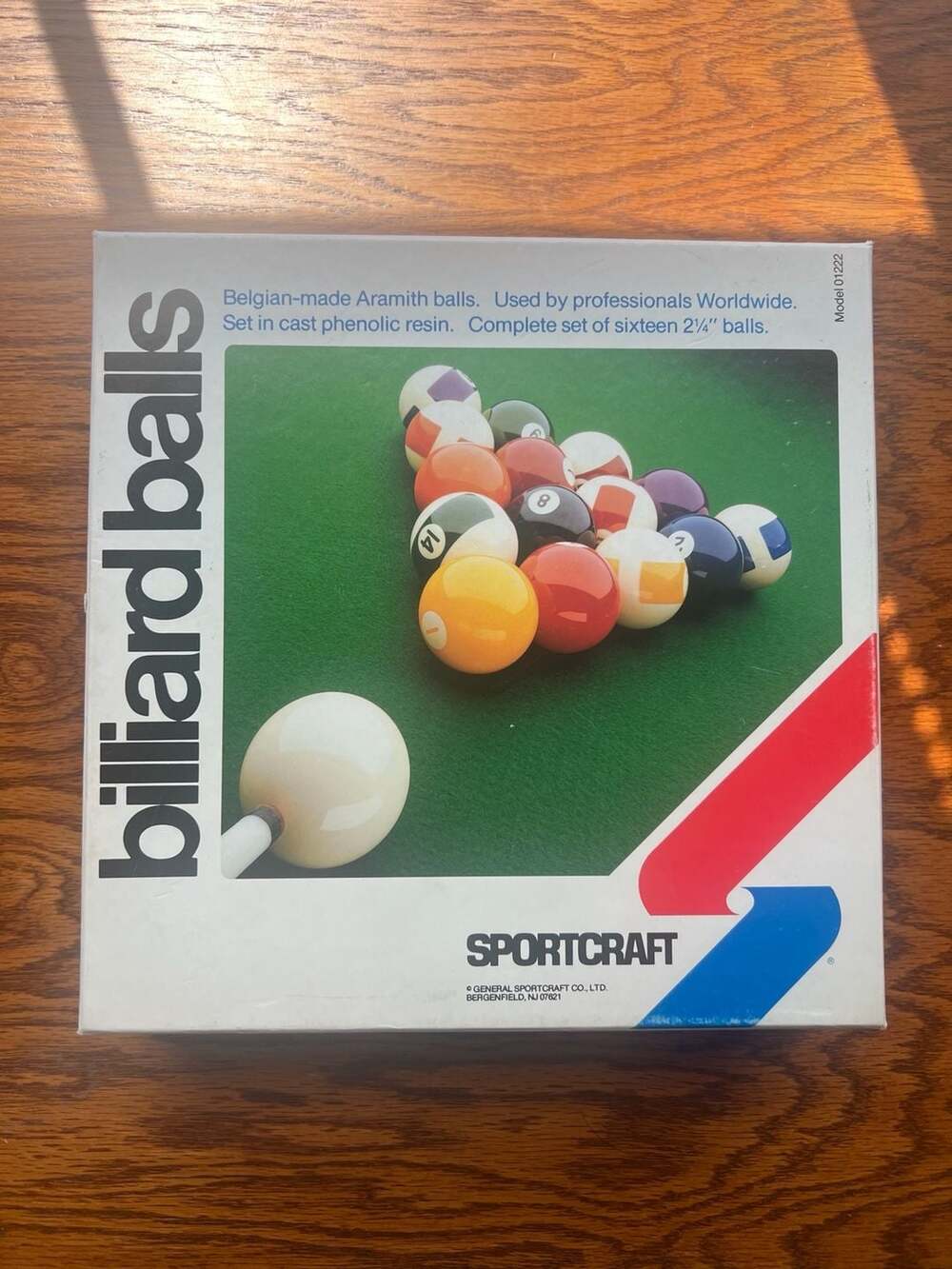 Sportcraft Belgian-Made Aramith Billiard Balls Model 01222 2-1/4"